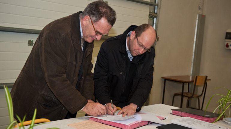 Patrick Mignon (Auzeville) et Yvon Parayre (CDA31) ont renforcé leur partenariat.