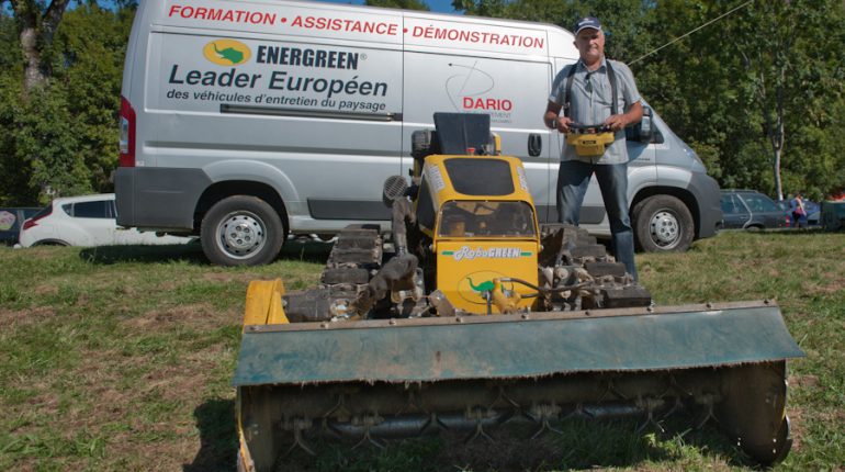 Le Robogreen peut aller partout, dans n'importe quelles conditions.
