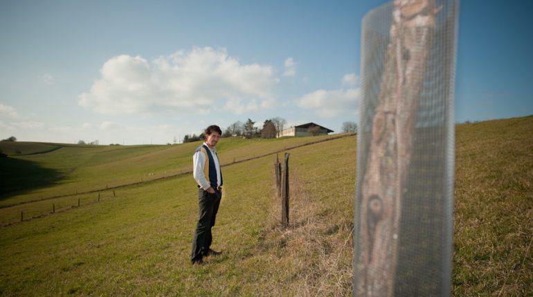 Arnaud Oustin a planté 200 arbres en 2010