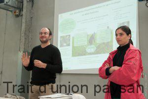 Frédéric Robert et Sophie Rousval ont supervisé les essais des BTS d'Auzeville.