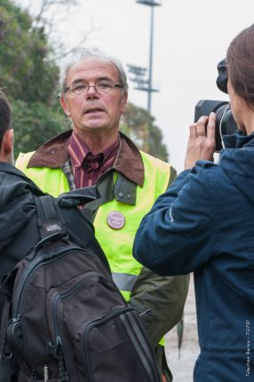 Jacques Arthuys, lors de la manifestation du 12 novembre.
