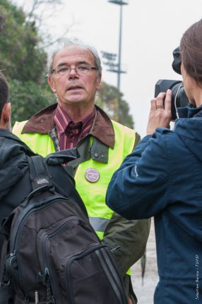 Jacques Arthuys, lors de la manifestation du 12 novembre.