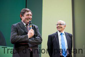 Gérard Cazals cède la présidence de la Caisse Régionale à Robert Conti