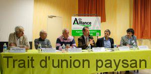 Stéphane Viéban (micro), directeur directeur d’Alliance Forets Bois, animait l’AG de section avec les Présidents et directeurs des agences Pyrénées-Est et Midi-Quercy.