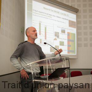 Konrad Schreiber, de l’Institut de l’Agriculture Durable, a tenu une conférence remarquée sur les moyens de redonner de la compétitivité aux exploitations agricoles françaises.