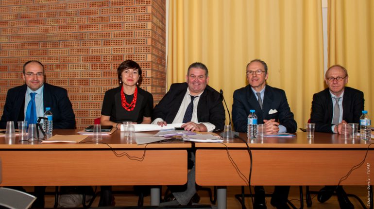 Carole Delga, Denis Carretier et Pascal Mailhos, trois des acteurs principaux de la mise en œuvre de la politique agricole dans la nouvelle grande région.